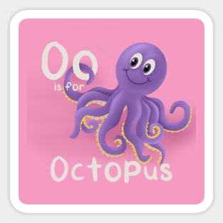 O is for Octopus Sticker